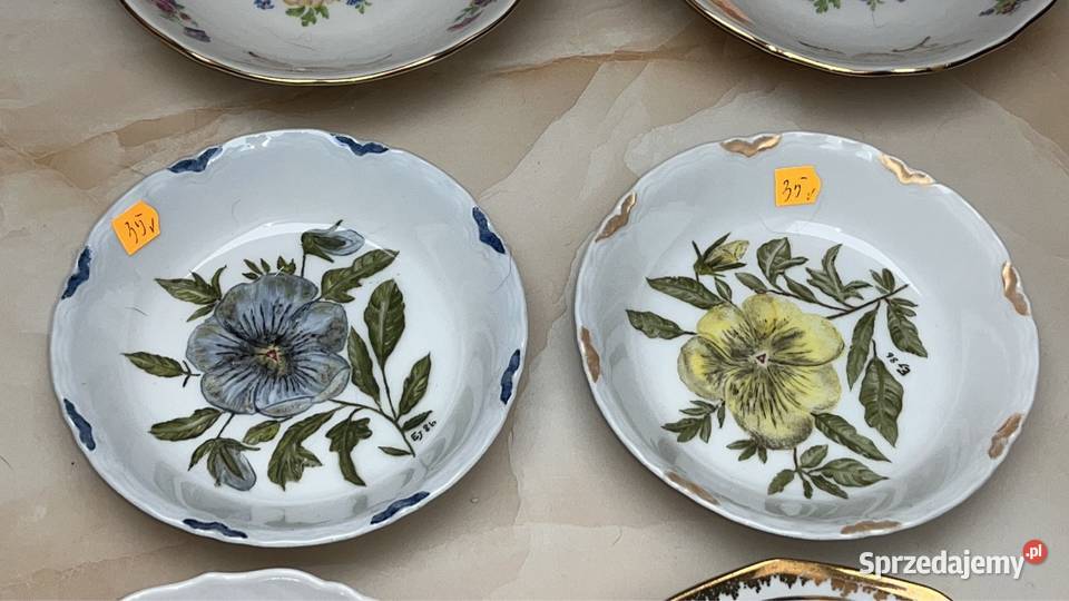 2 porcelanowe miseczki Ręcznie malowane Gdańsk