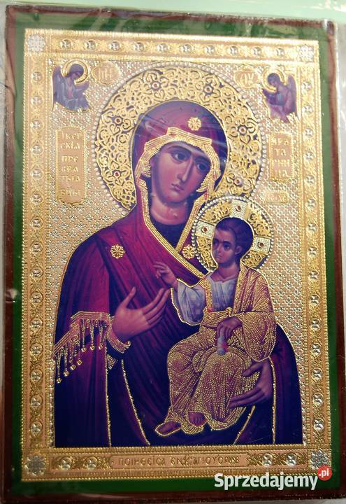 Matka Boża Hodegetria ikona rosyjska na desce Lublin