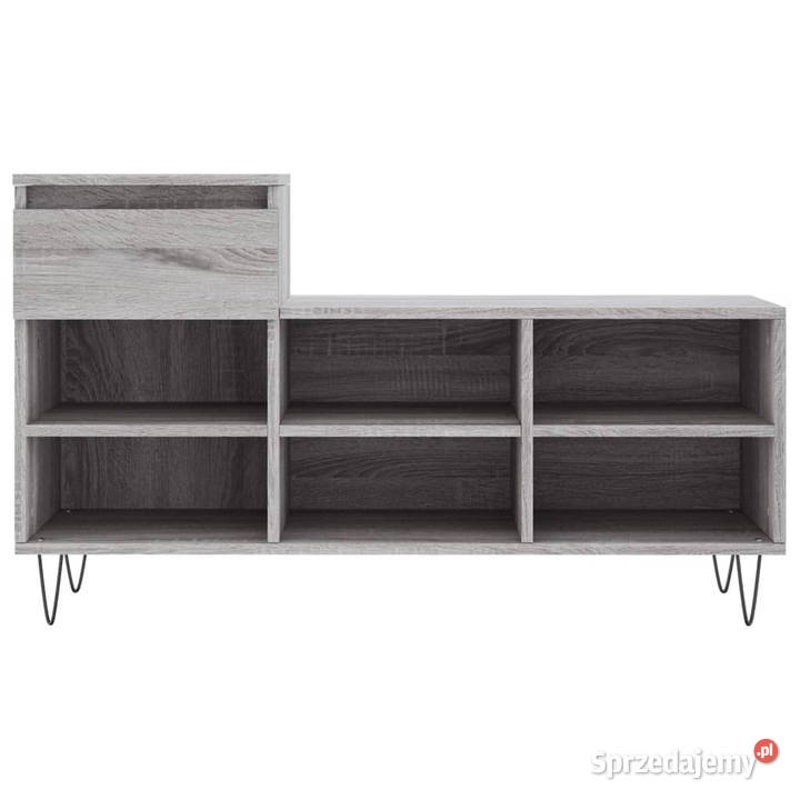 Szafka na buty szary dąb sonoma 102x36x60