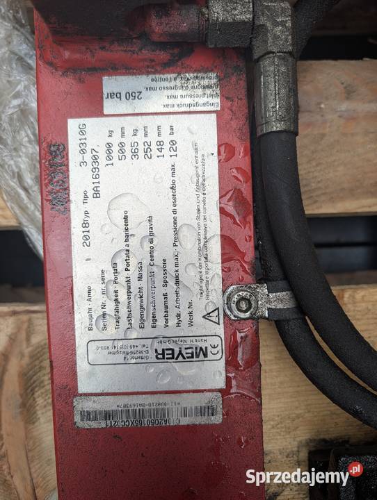 Chwytak do kartonów styropiany odzieży i itp śląskie Bytom