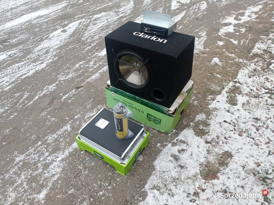 Tuba Subwoofer Skrzynia Basowa CLARION 350RMS skrzynie basowe i tuby Dzierżoniów sprzedam