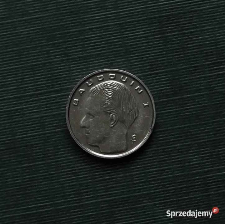 BELGIA 1 frank 1991 Napis francusku BELGIQUE Numizmatyka śląskie Gliwice