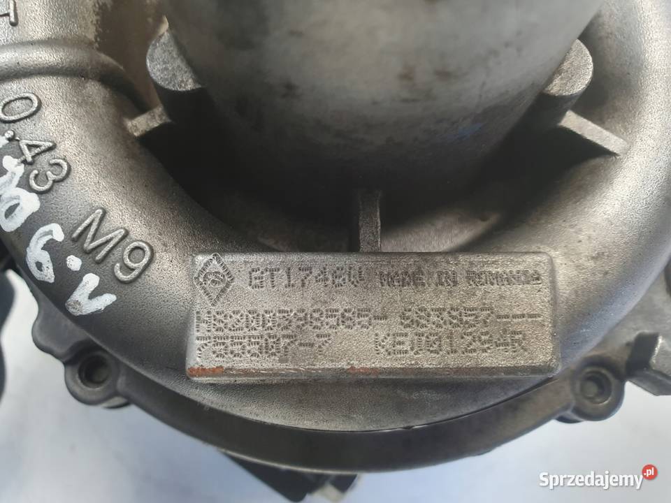 TURBOSPRĘŻARKA Renault Scenic II 19 DCI turbo Turbosprężarki Chełm