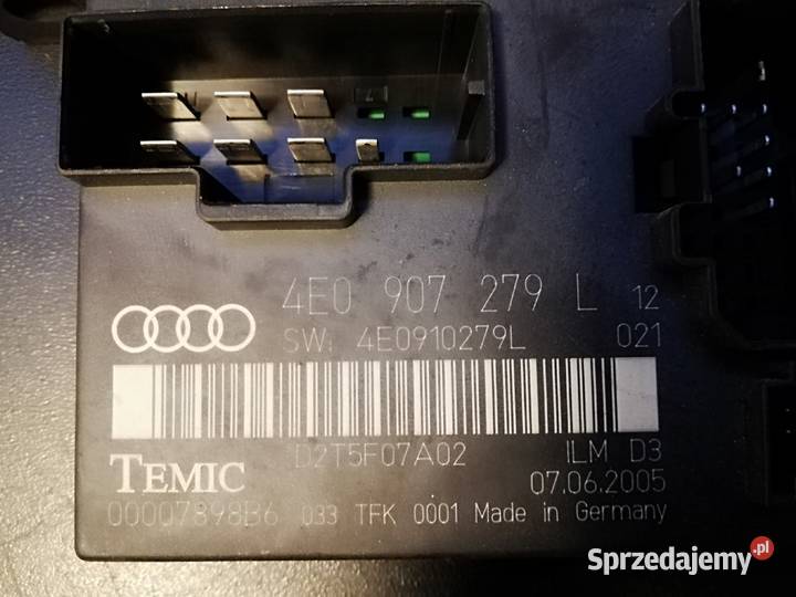 4E0907279L 4E0910279L moduł świateł Audi A8 D3