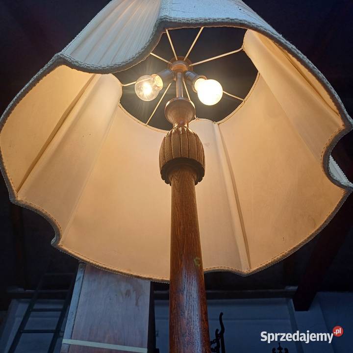 Eklektyczna Antyczna Lampa Podłogowa Bogato Suchorzew