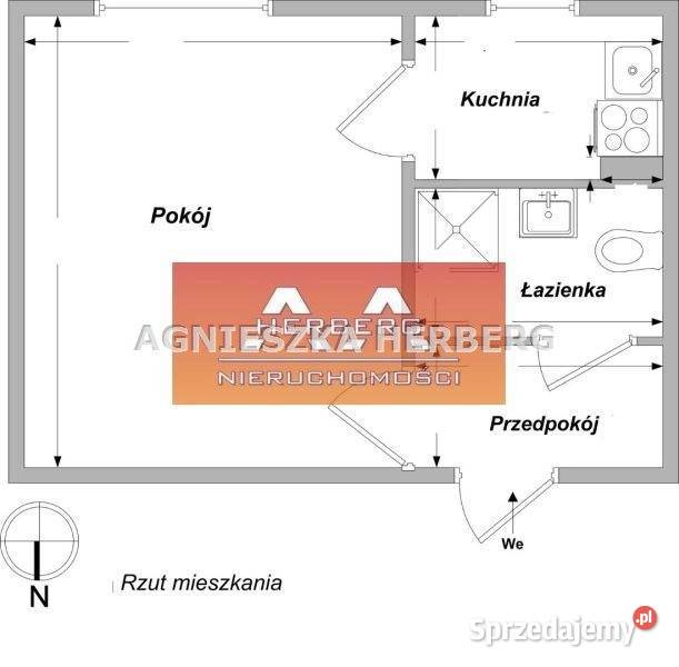 sprzedaży mieszkania 29m2 1 pokój Łódź sprzedam