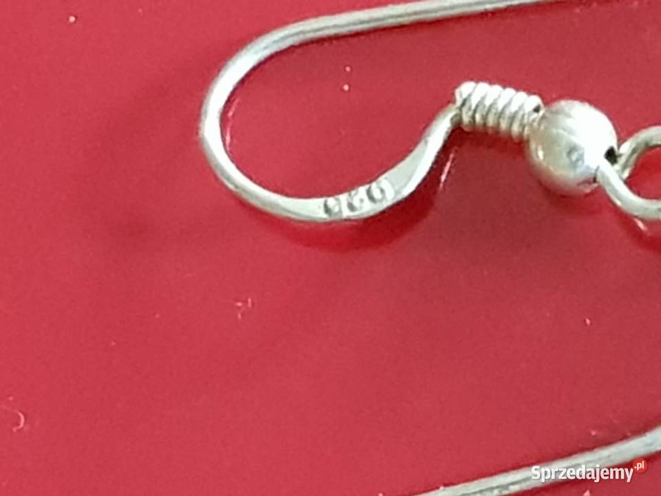 kolczyki srebrne perły naturalne biżuteria Biżuteria dla Pań Kielce