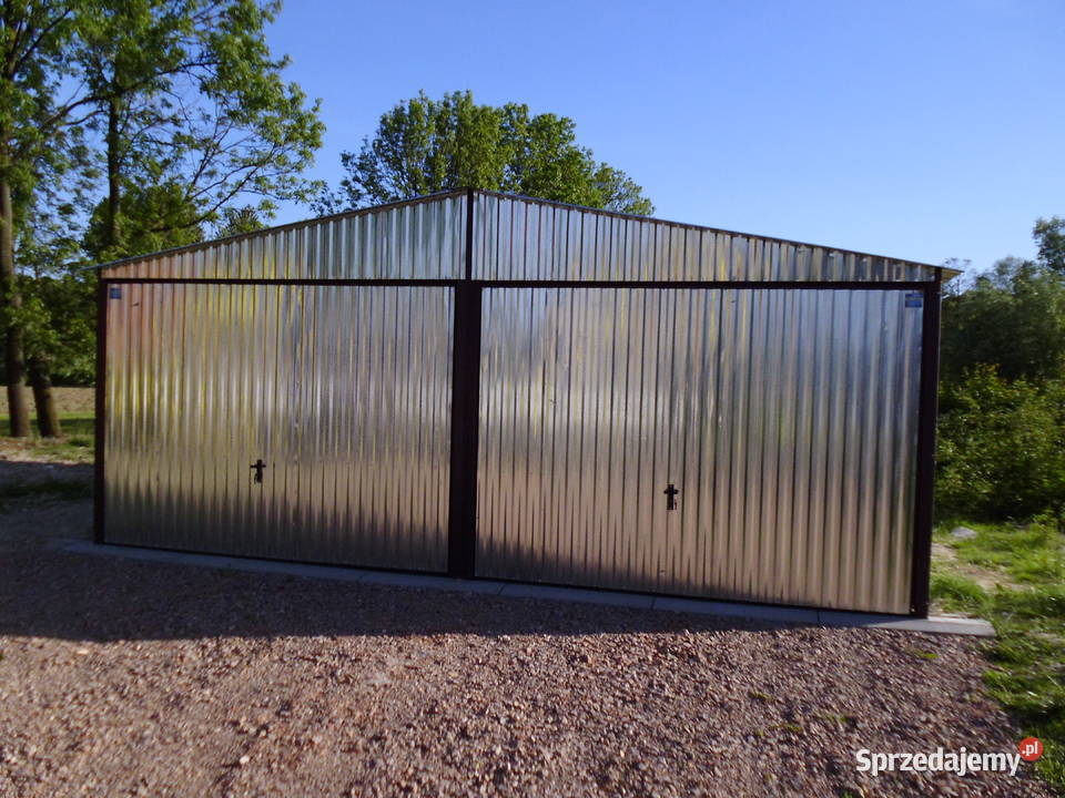 Garaż blaszany 6x6 ocynk podkarpackie Krosno
