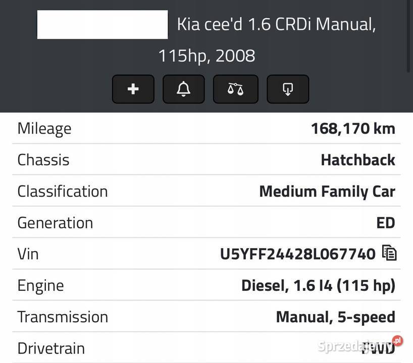 SILNIK D4FB Kia Soul Carens III Cerato 16 CRDI Rudka