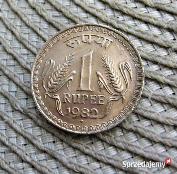 Indie 1 Rupia 1982r Kalisz