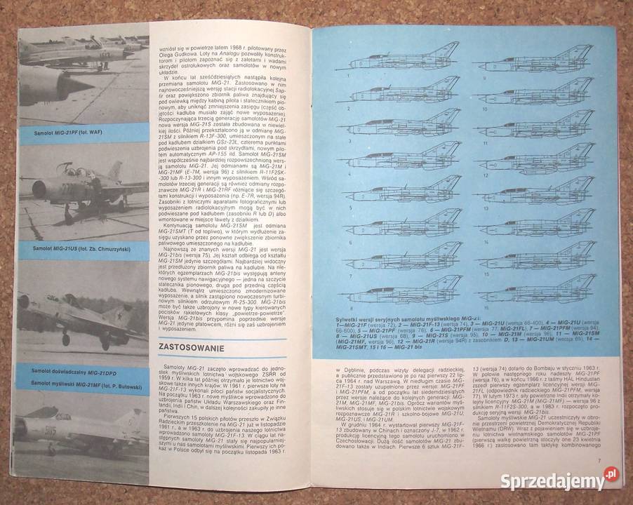 W Butowski Samolot myśliwski MiG21 mazowieckie Warszawa