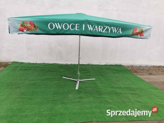 Parasol handlowy 3 x 3 z NADRUKIEM Konradów