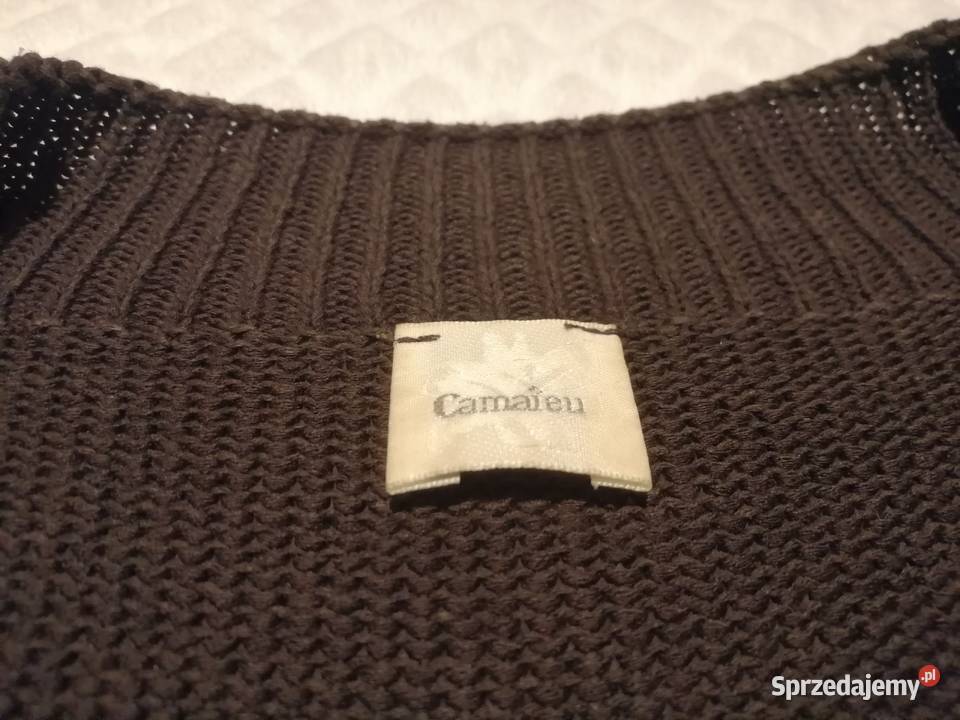 Sweter damski Camaieu XL Brązowy Odzież Camaieu śląskie Czeladź
