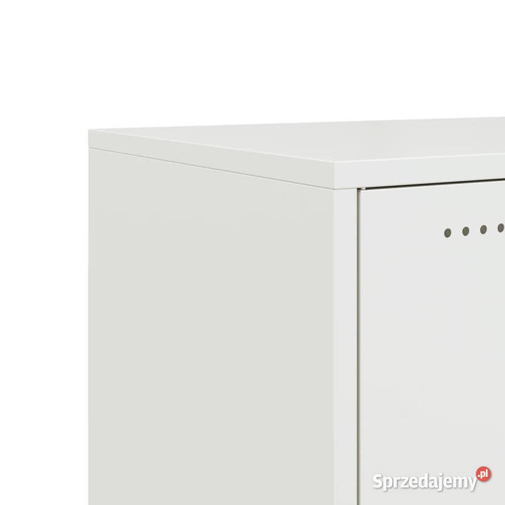 Szafka RTV biała 1005x39x435 stal WM846649