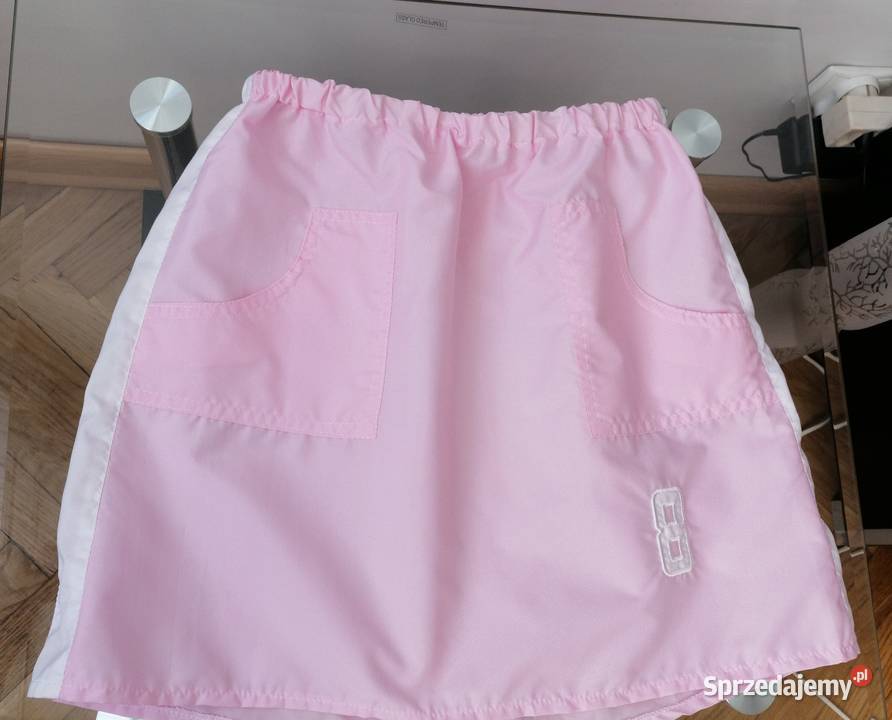 NOWA RÓŻOWA SPORTOWA MINI SPÓDNICZKA Z LAMPASEM Spódnice i sukienki Łódź