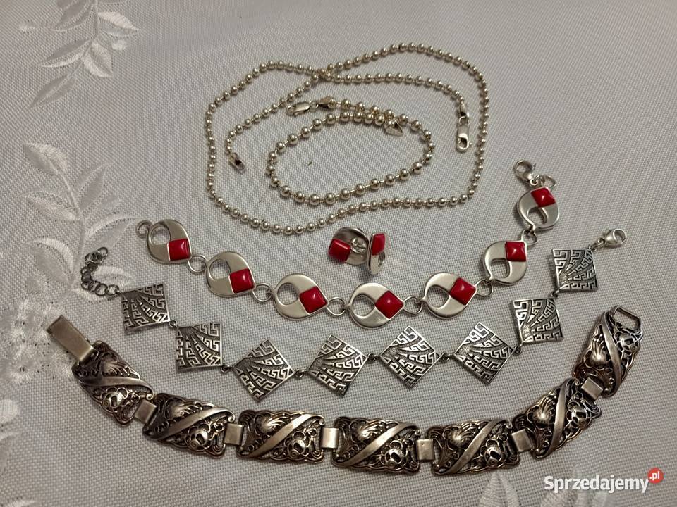SREBRNA BIŻUTERIA śląskie Wodzisław Śląski sprzedam