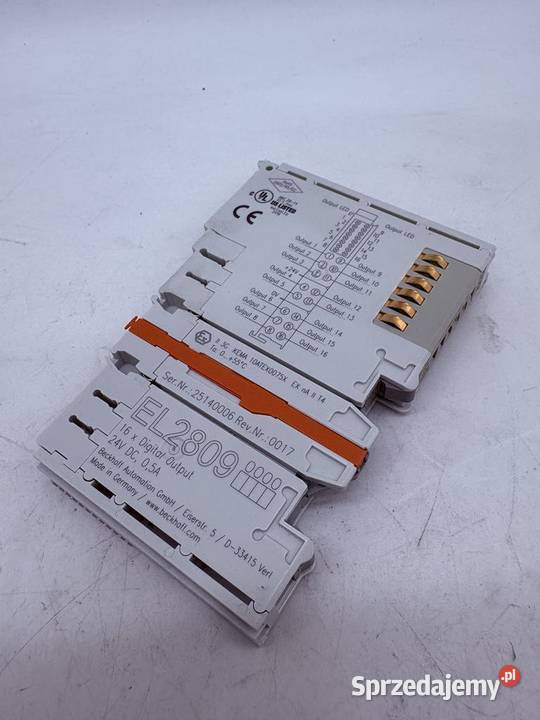 Beckhoff EL2809 DO Module Pozostałe mazowieckie Warszawa sprzedam
