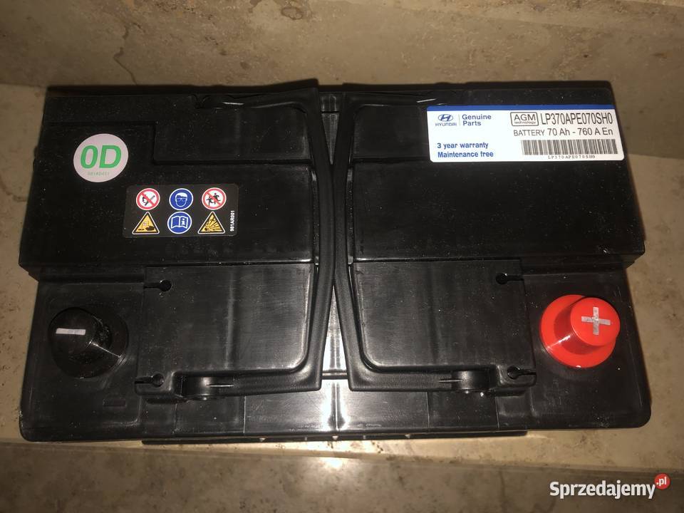 Nowy akumulator żelowy Hyundai 70Ah 760A AGM Szczecinek