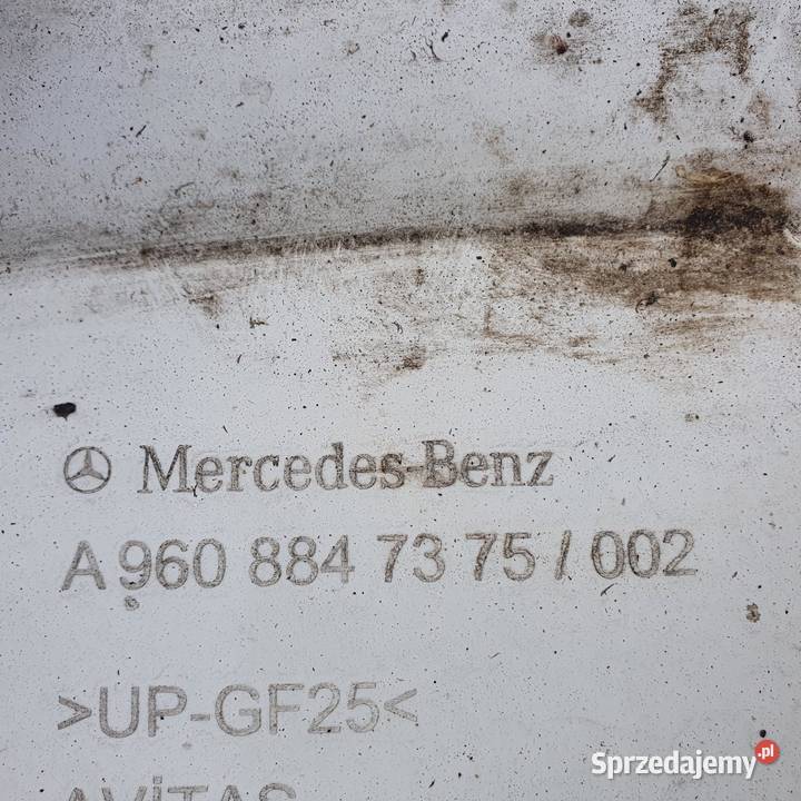 ACTROS MP4 PRZEDŁUŻENIE STOPNICY BŁOTNIK BOK Bieleń