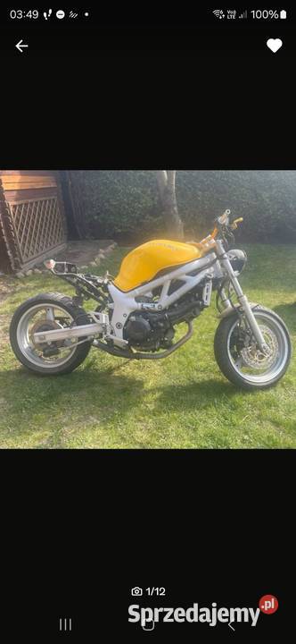 Sv 650 2001 r wszystkie części Motocykle na części Kunki