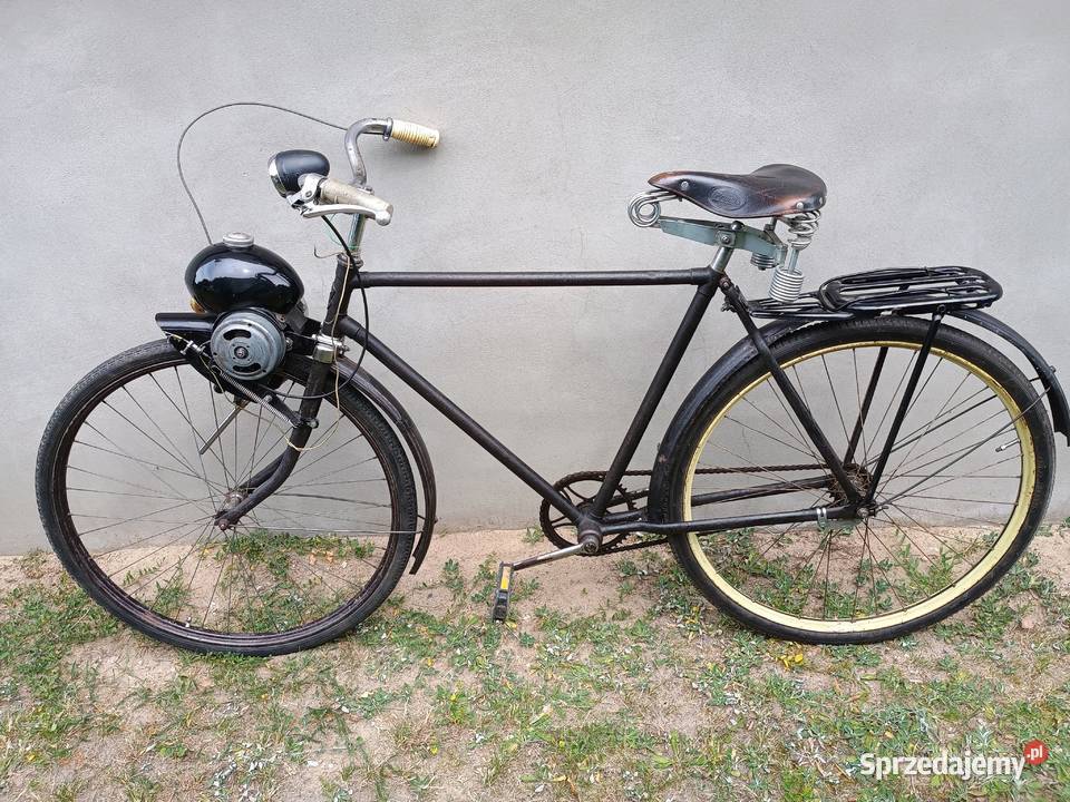 Rower z silnikiem Berini M13 zabytkowy Kurzętnik sprzedam