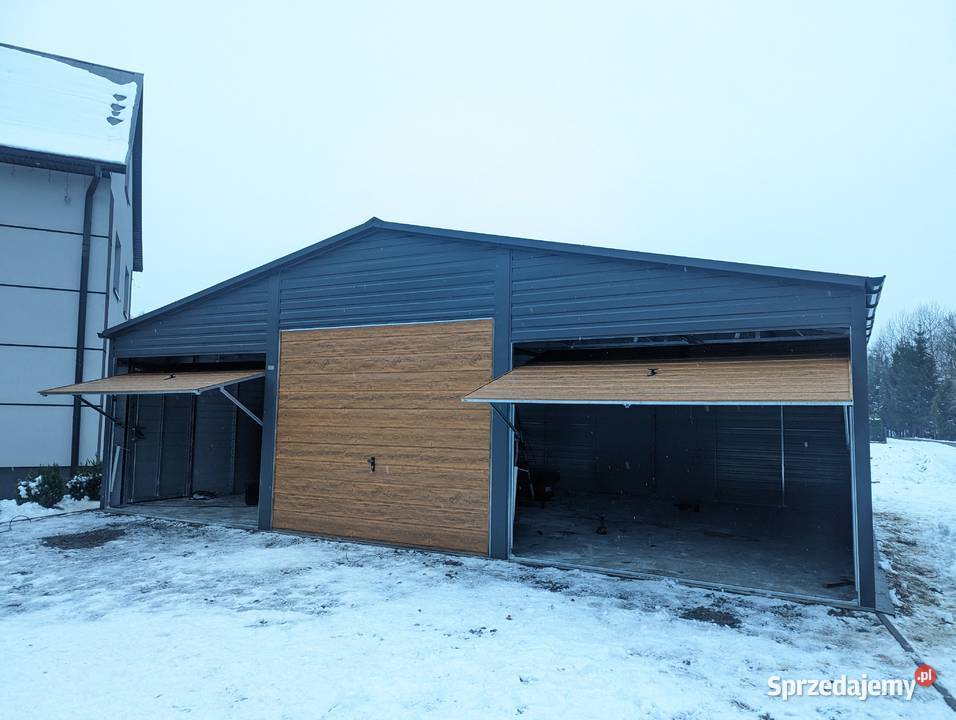 garaż blaszany producent 3x5 9x6 12x6 hala wiata samodzielny