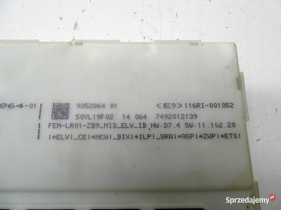 MODUŁ STEROWNIK FEM 9352864 BMW F20 F21 F30 F31 sprzedam
