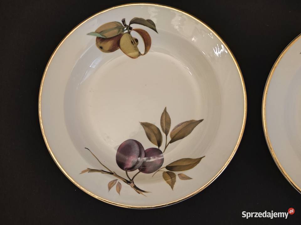Talerz głęboki angielski Royal Worcester Evesham Chełm