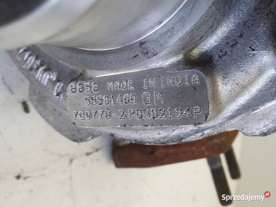 TURBOSPRĘŻARKA Opel Insignia 20 CDTI 55581460 osobowe Turbosprężarki Rudka
