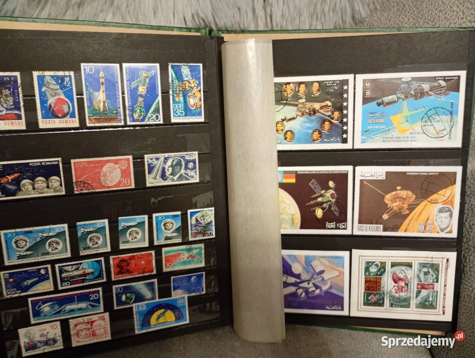 Album klaser ze starymi znaczkami pocztowymi łódzkie Łowicz