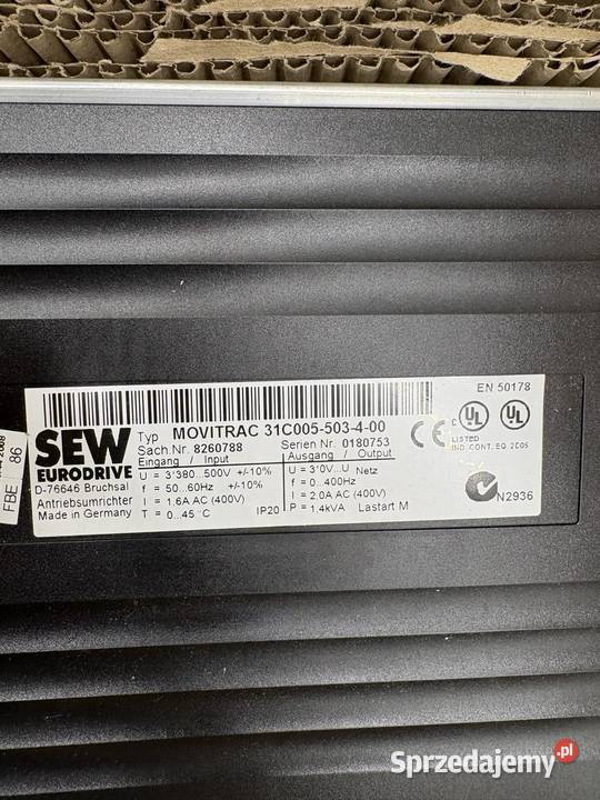 SEW Movitrac 31C005503400 05kW 2A Warszawa