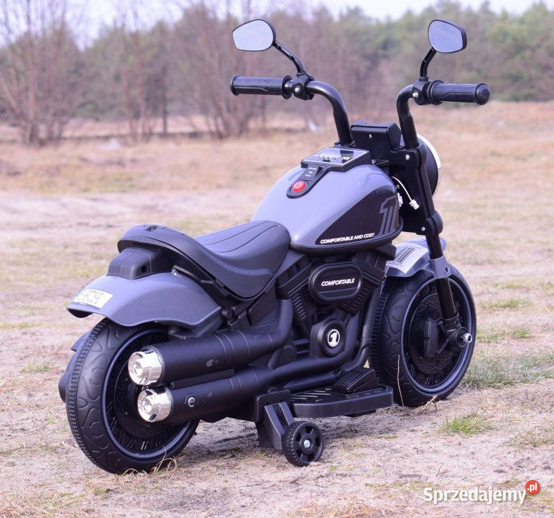 MOTOREK dzieci motor CHOPPER na akumulator kółka Pojazdy elektryczne i spalinowe Myszków