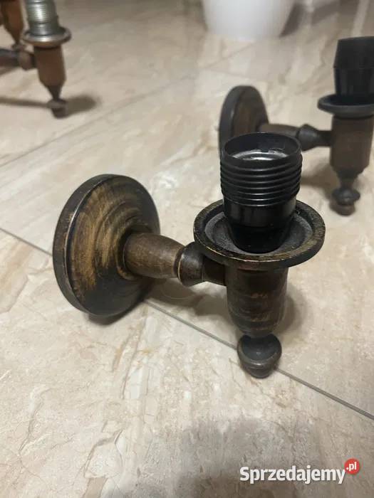 Żyrandole i kinkiety drewniane Duczki