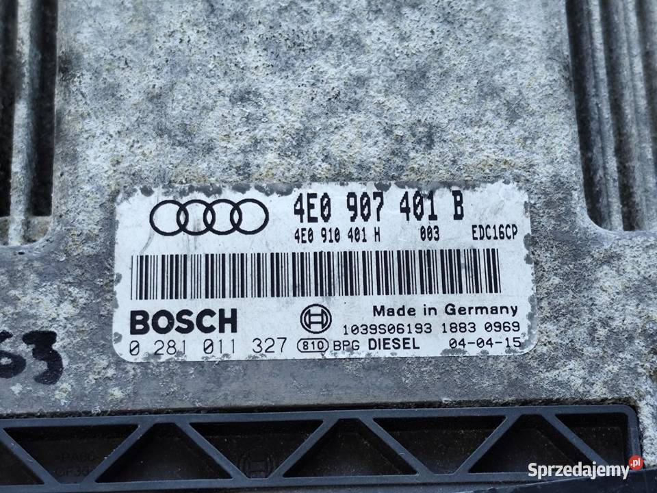 Audi A8 D3 30tdi Komputer Sterownik Silnika Ecu osobowe sprzedam