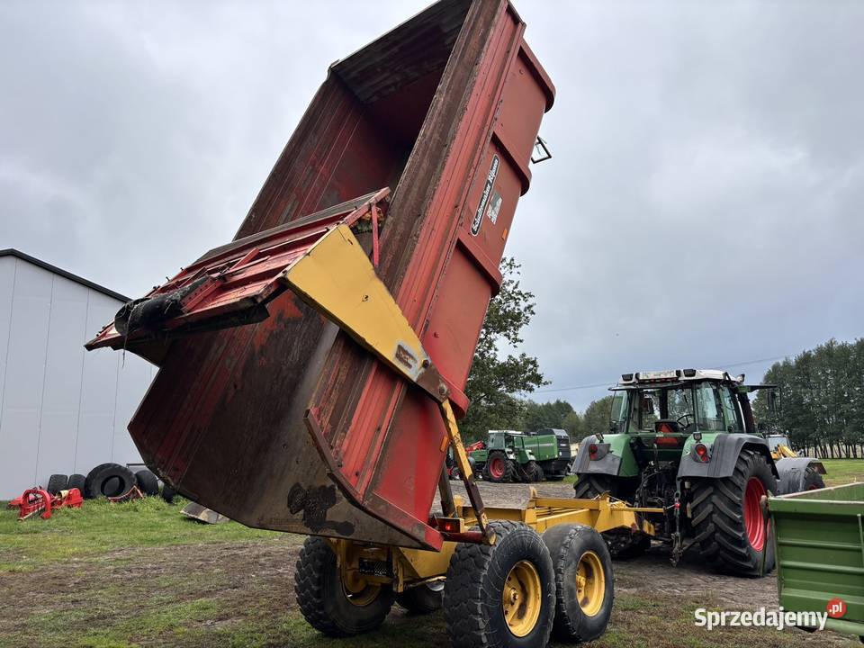 Przyczepa wywrotka skorupowa tandem Schuitemaker nieuszkodzony Myszyniec