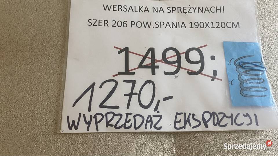 WERSALKI NA SPRĘŻYNACH W ATRACYJNYCH CENACH Toruń