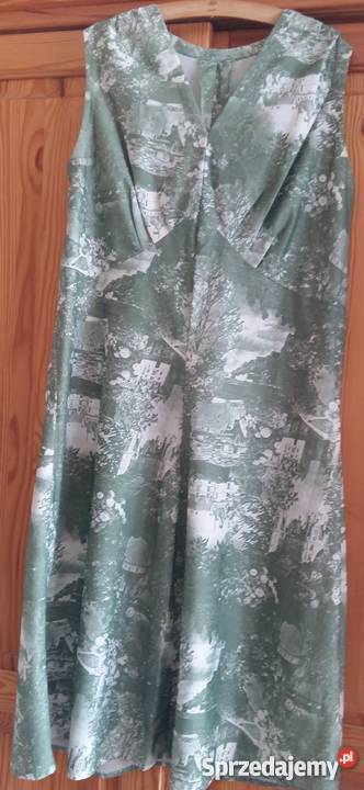 Sukienka zielona letnia M Tulipan  Łódź sprzedam
