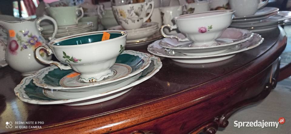 Filiżanka z talerzykiem deserowym Eisenberg Z Porcelana i szkło Gdańsk