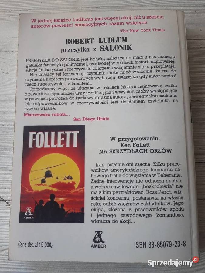 Robert Ludlum z Salonik AMBER 1990 Bielsko-Biała