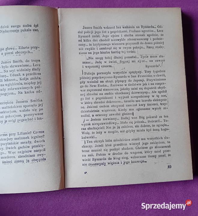 Antoni Marczyński Pieczeń z antylopy Rój 1928 r Koźminek sprzedam