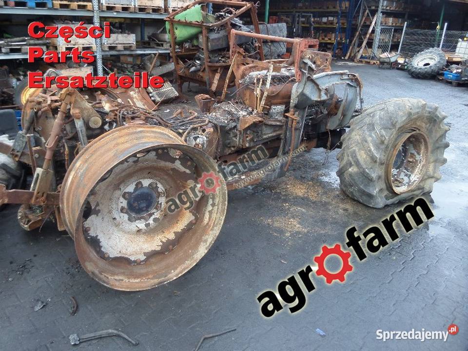Deutz Agroprima 606 części skrzynia biegów oś Byków