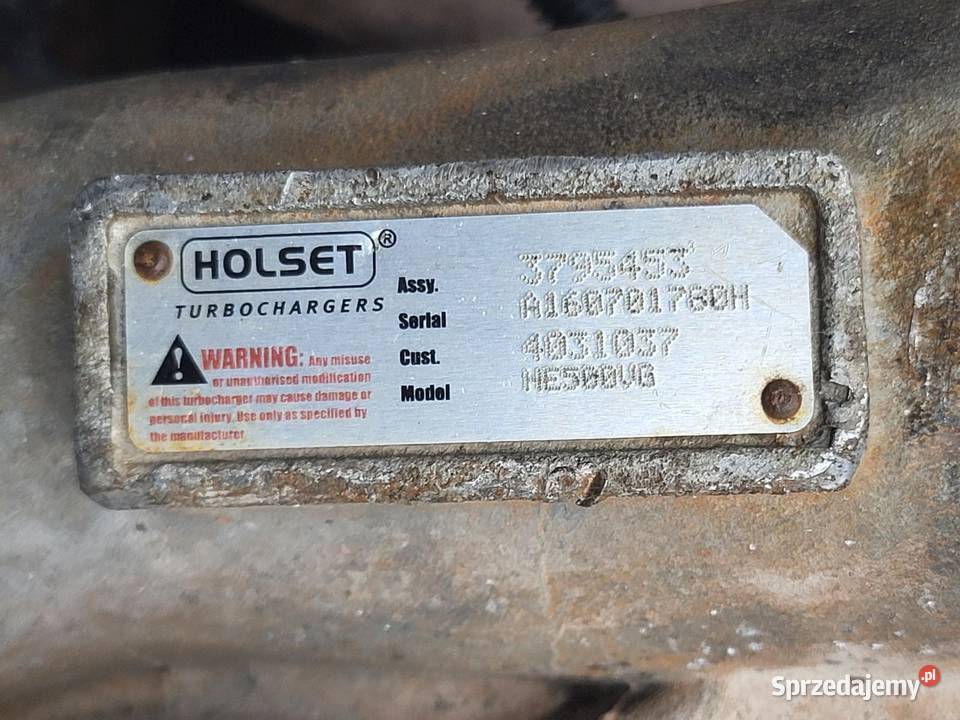 SCANIA 3795453 Turbosprezarka TURBINA HOLSET VTG ciężarowe Zawichost sprzedam