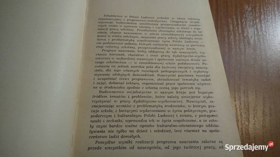 Program nauczania ośmioklasowej szkoły Gdańsk