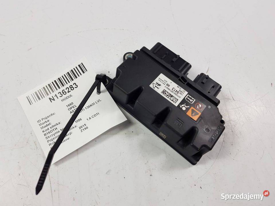 MODUŁ SENSOR AIRBAG 13589413 OPEL ASTRA J Lipno sprzedam
