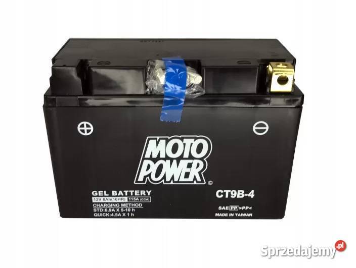 Akumulator motocyklowy MotoPower CT9BBS 12V 8Ah