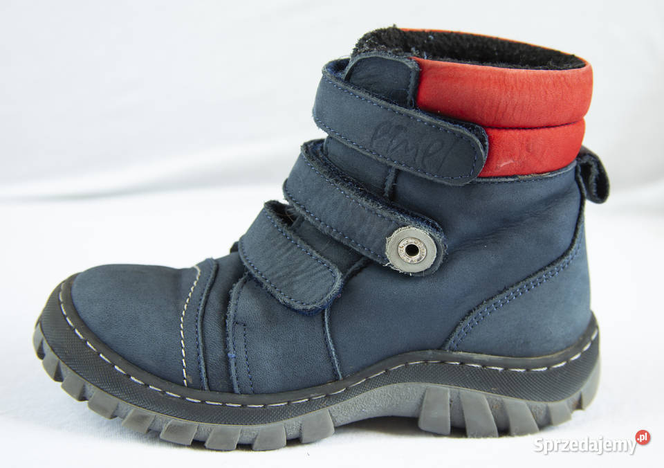 Buty dziecięce zimowe ocieplane trzewiki EMEL r 18.5cm pomorskie Gdańsk sprzedam