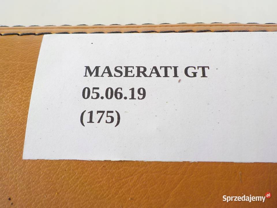 PANEL PRZYCISKÓW UCHWYT DRZWI MASERATI osobowe Nowy Tomyśl sprzedam