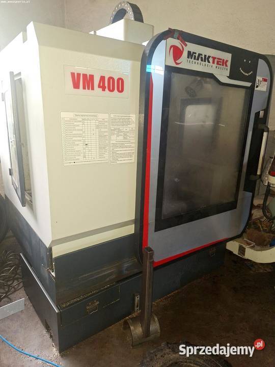 Centrum obróbcze CNC MAKTEK VM 400 Produkcja