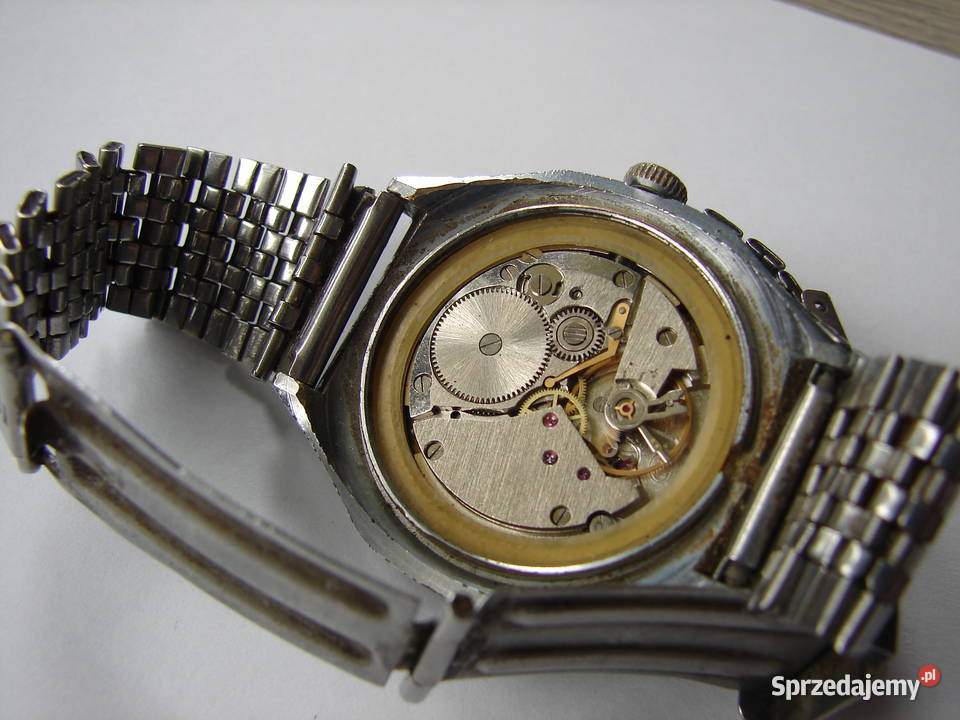 Wostok CCCP z czarnym ringem stary zegarek