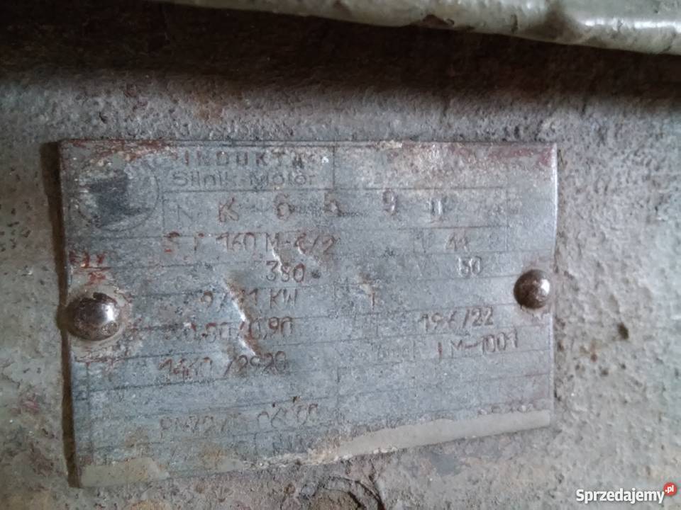 Silnik elektryczny trzy fazy 9 KW świętokrzyskie Klimontów